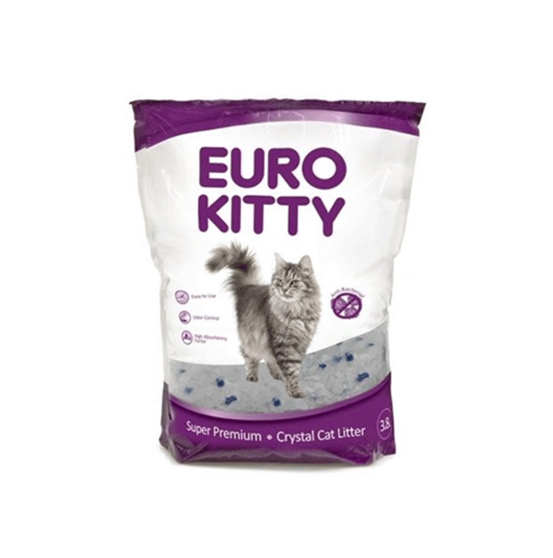 EURO KITTY חול קריסטל - חול לחתולים