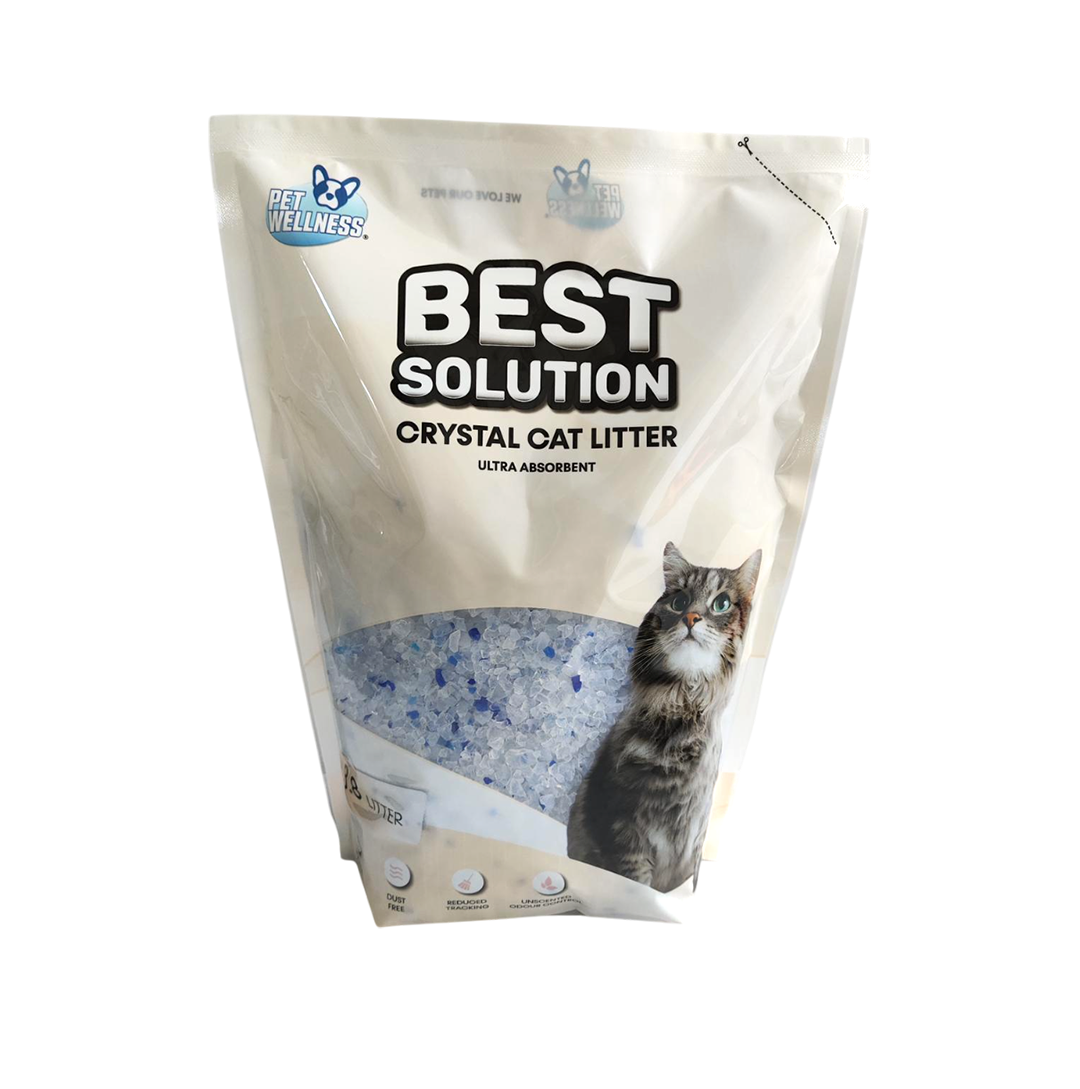 PET WELLNESS חול קריסטל - חול לחתולים